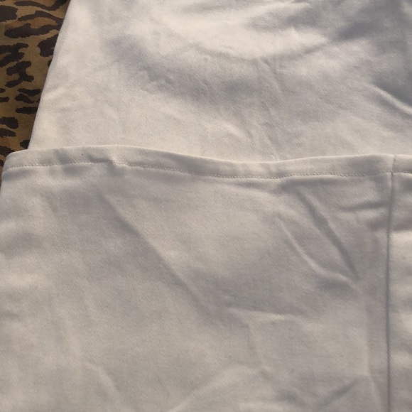 Roberto Cavalli Jeans  size 12 white high rise bootcut jeans Voyage Passion - Picture 10 of 15